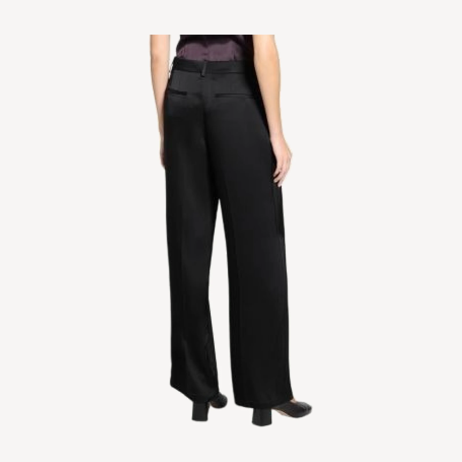 Theory Classic Satin Straight Pants