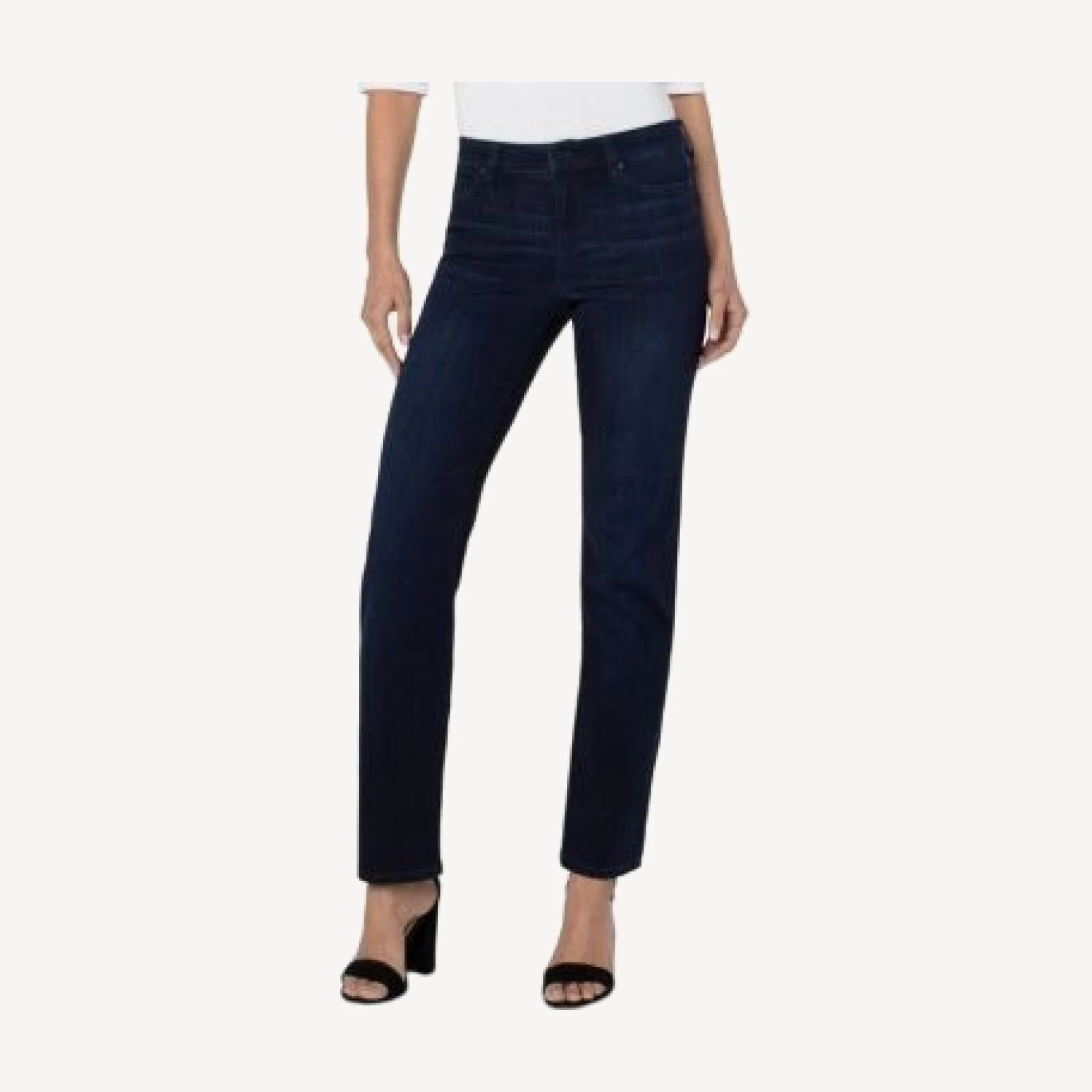 Liverpool Los Angeles Sadie Mid Rise Straight Jeans in Halifax