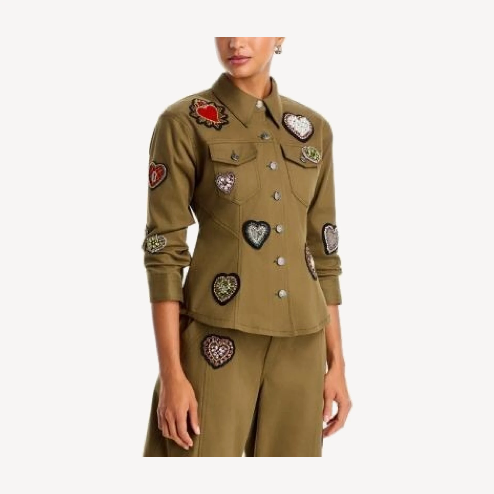 Cinq a Sept Sacred Hearts Scrunched Canyon Jacket