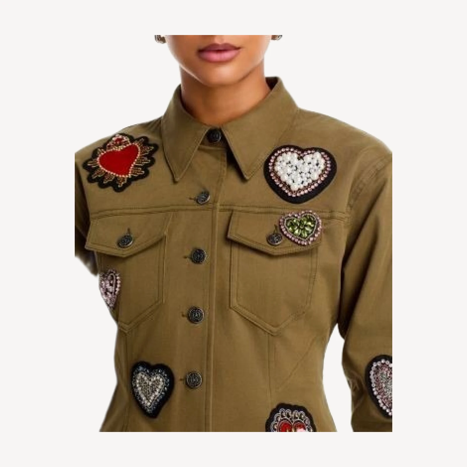 Cinq a Sept Sacred Hearts Scrunched Canyon Jacket