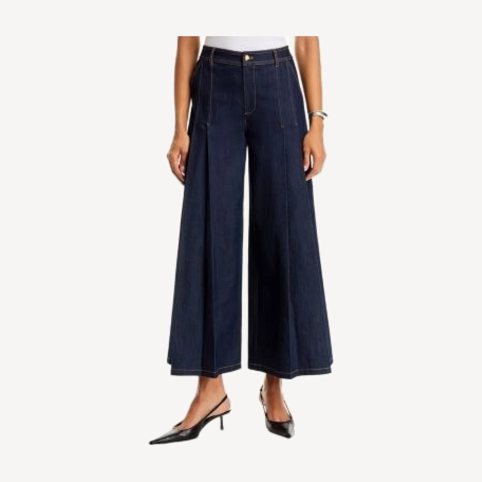 Cinq a Sept Winslow High Rise Wide Leg Jeans in Indigo
