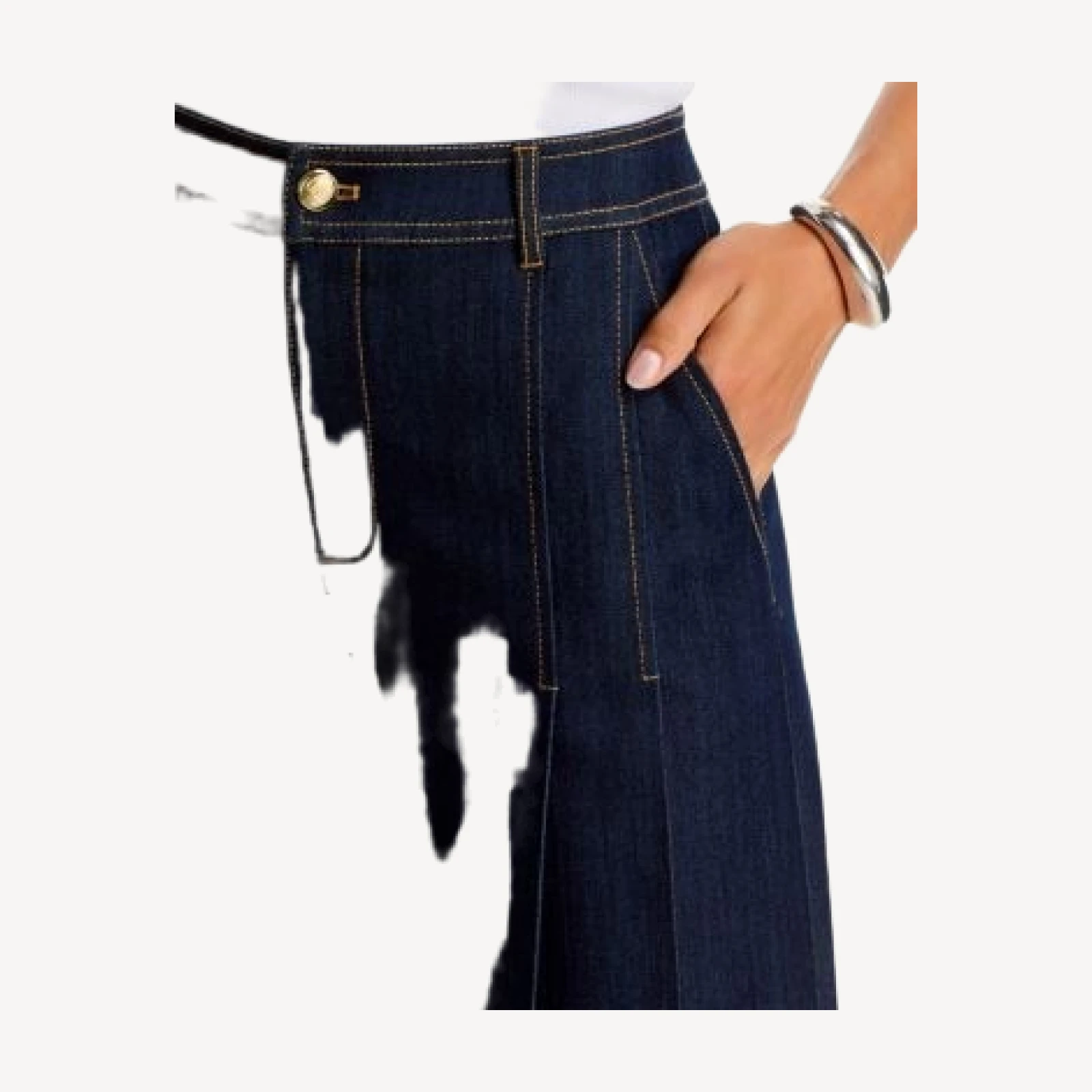 Cinq a Sept Winslow High Rise Wide Leg Jeans in Indigo