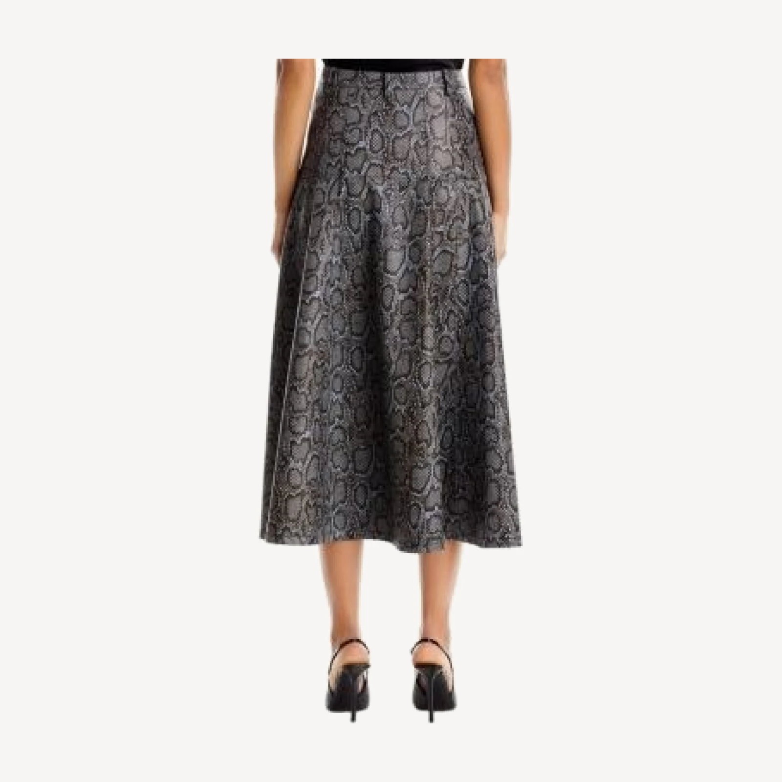 Cinq a Sept Veena Snake Print Midi Skirt