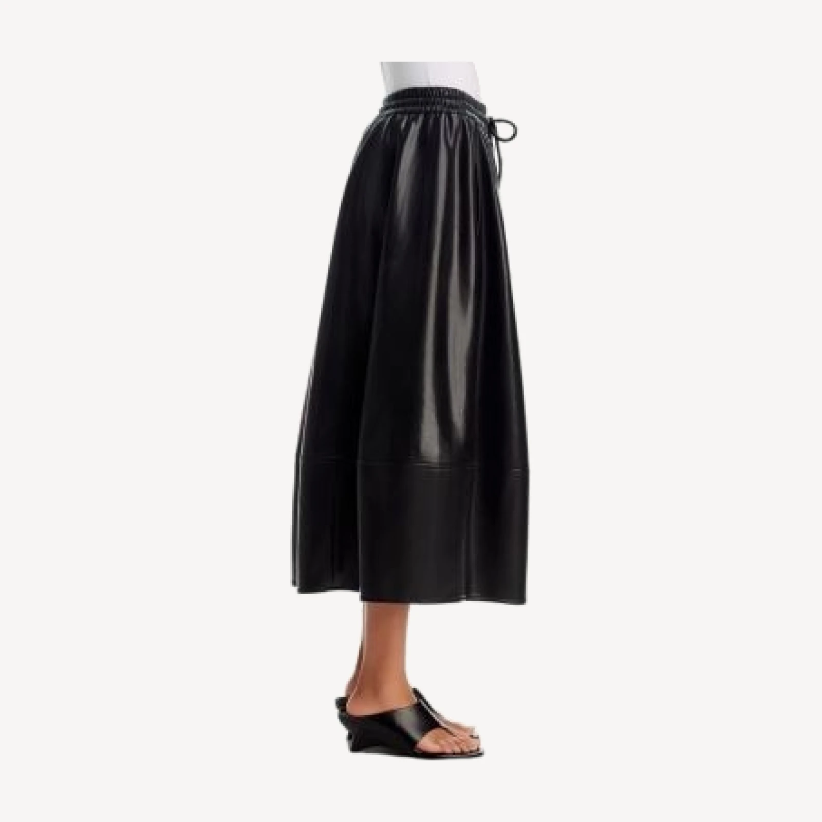 Cinq a Sept Sirani Faux Leather Midi Skirt