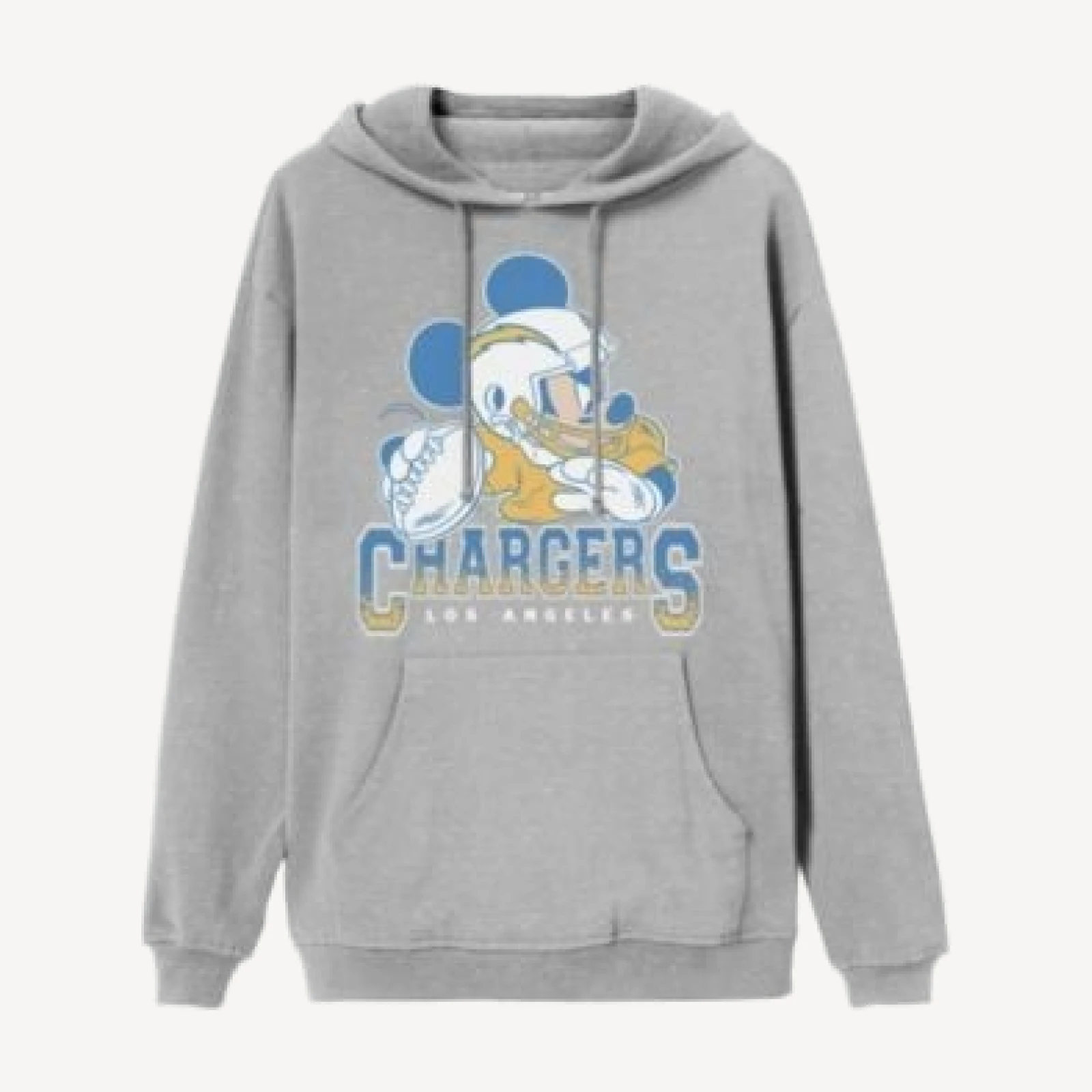 Junk Food Clothing Unisex Los Angeles Chargers Mickey Qb Hoodie