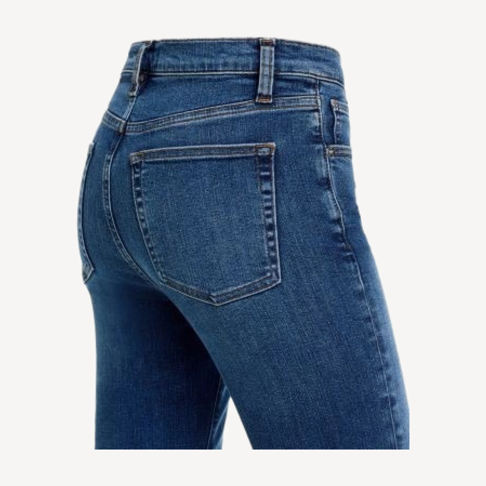 Frame The Icon High Rise Wide Leg Jeans in Foxley