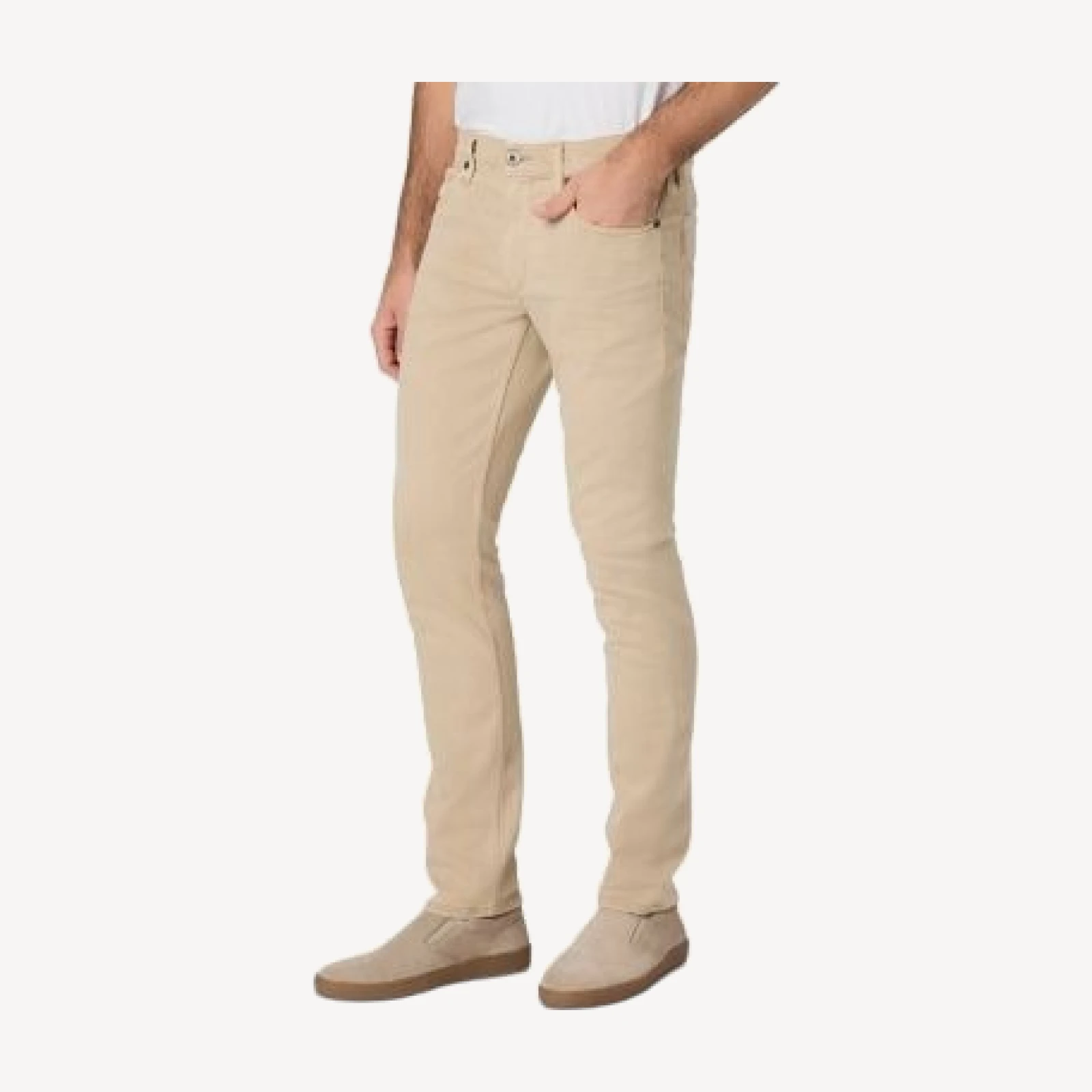 Paige Lennox Slim Straight Jeans in Vintage Rosewood