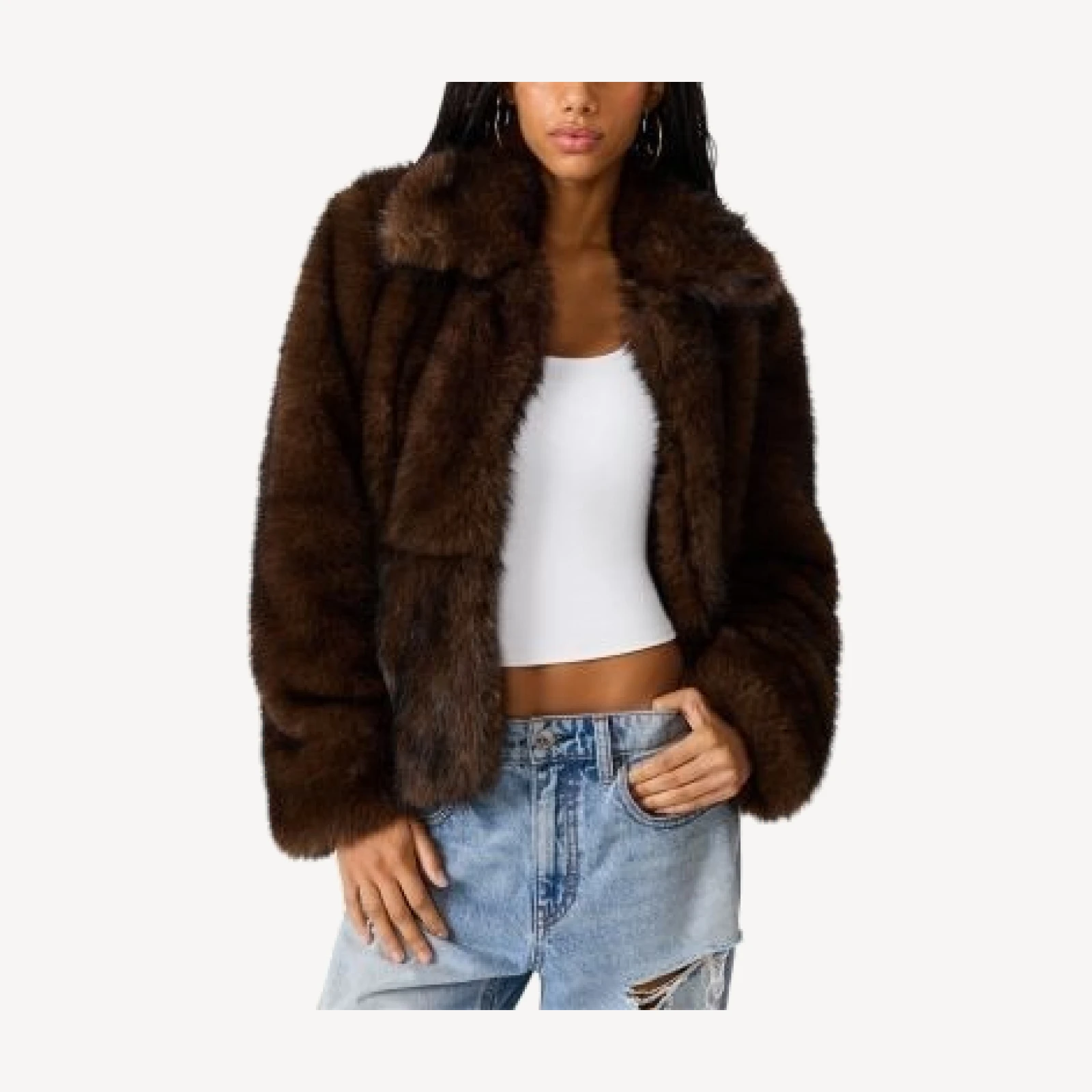 Steve Madden Macon Faux Fur Coat
