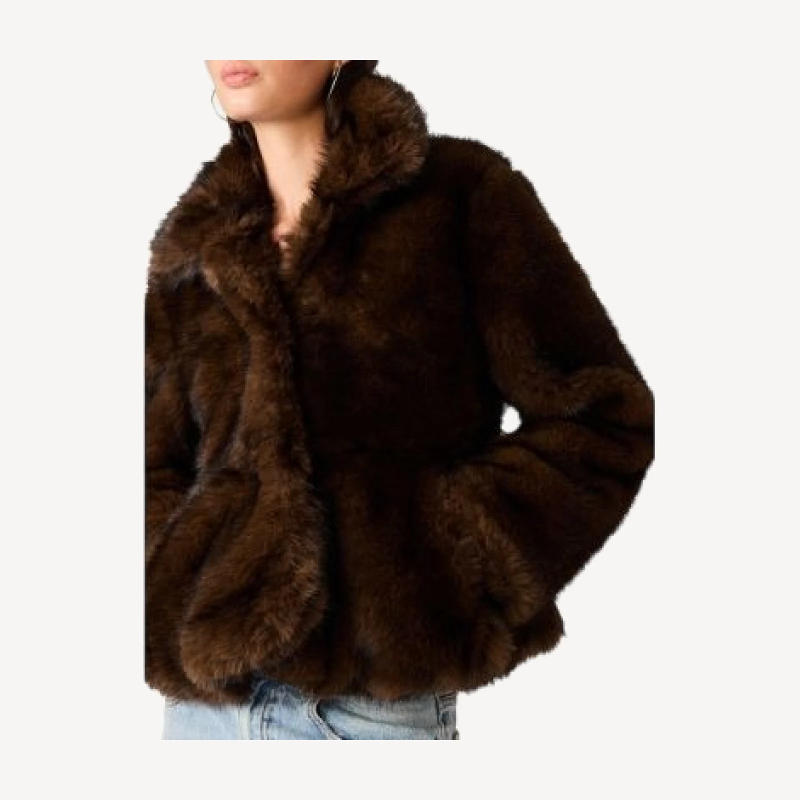 Steve Madden Macon Faux Fur Coat