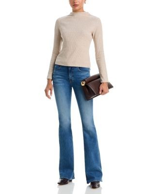 Veronica Beard Nadja Mock Neck Top