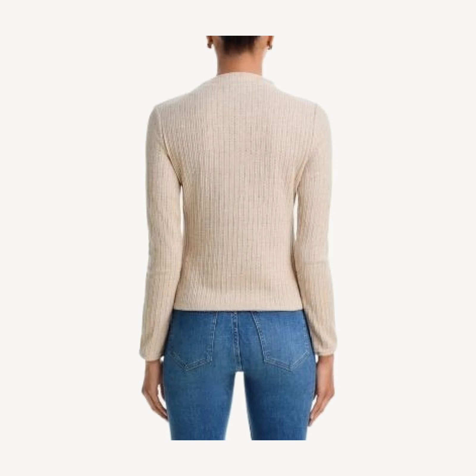 Veronica Beard Nadja Mock Neck Top