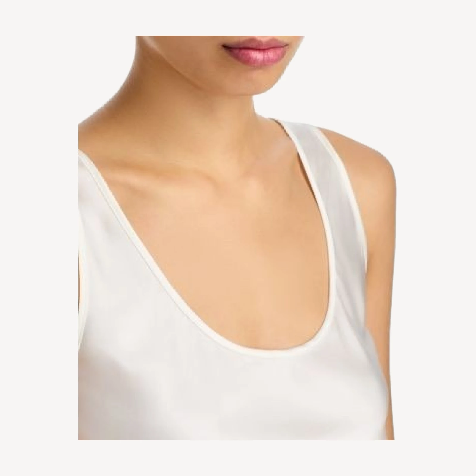 Veronica Beard William Silk Blend Scoop Neck Tank