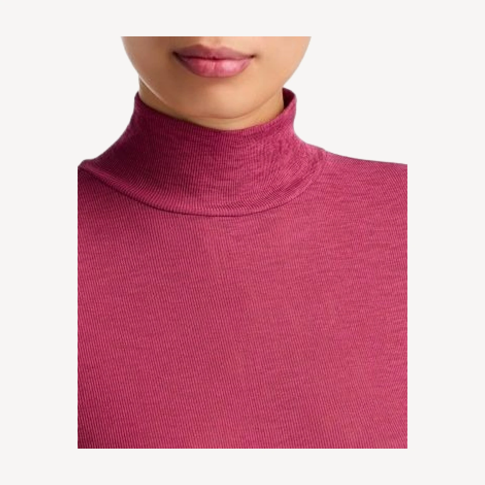 Veronica Beard Wyeth Long Sleeve Turtleneck Top