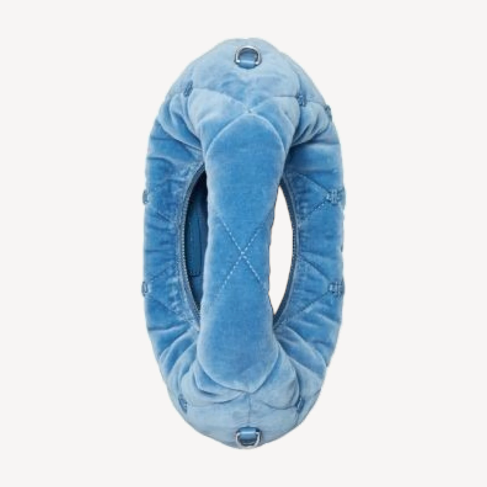 Tory Burch Bunny Knot Velvet Convertible Crescent Bag