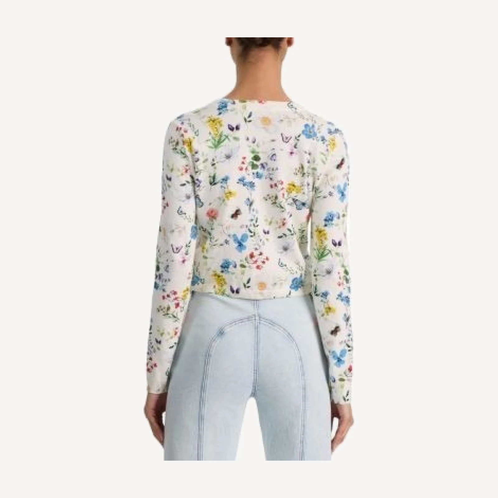Alice and Olivia Carson Cropped Cardigan
