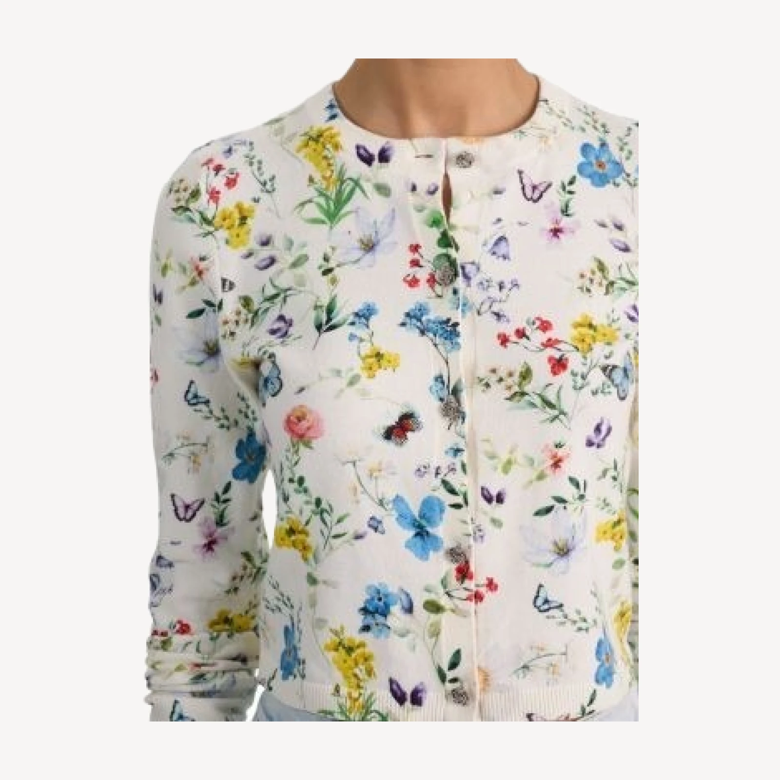 Alice and Olivia Carson Cropped Cardigan