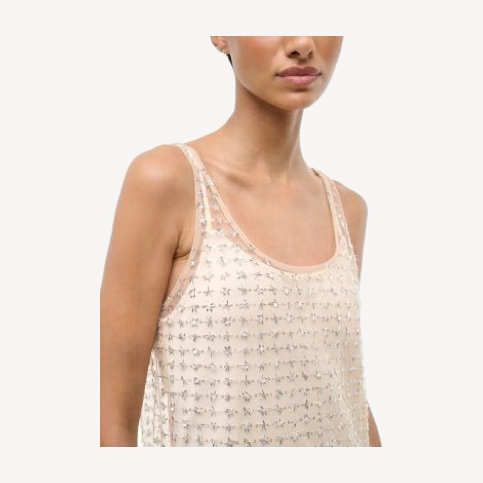 Staud Aurielle Embellished Dress