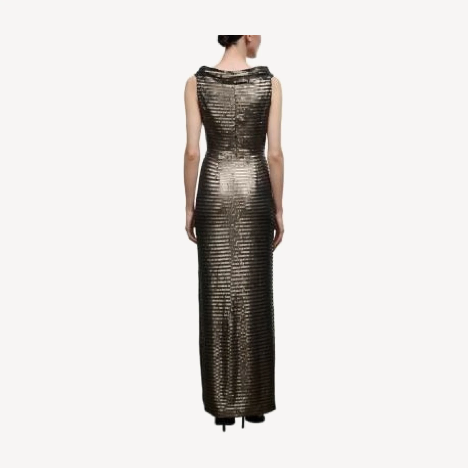 Staud Mirielle Embellished Plunge Neck Dress
