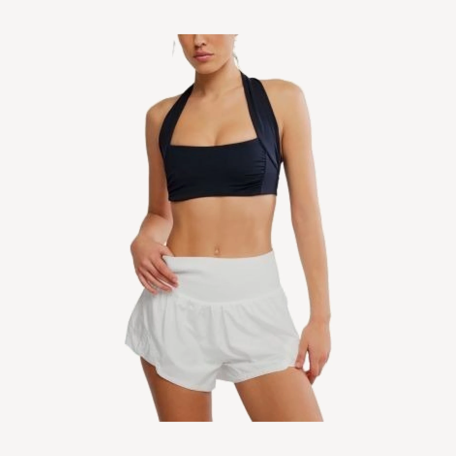 Free People Don't Let Go Square Neck Racerback Sports Bra