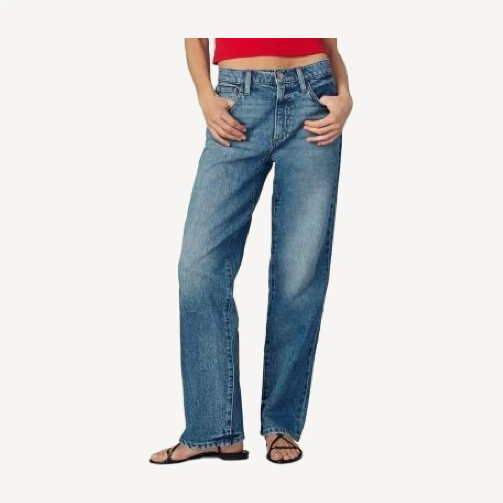Joe's Jeans The 90s Niki High Rise Straight Jeans in Aglow