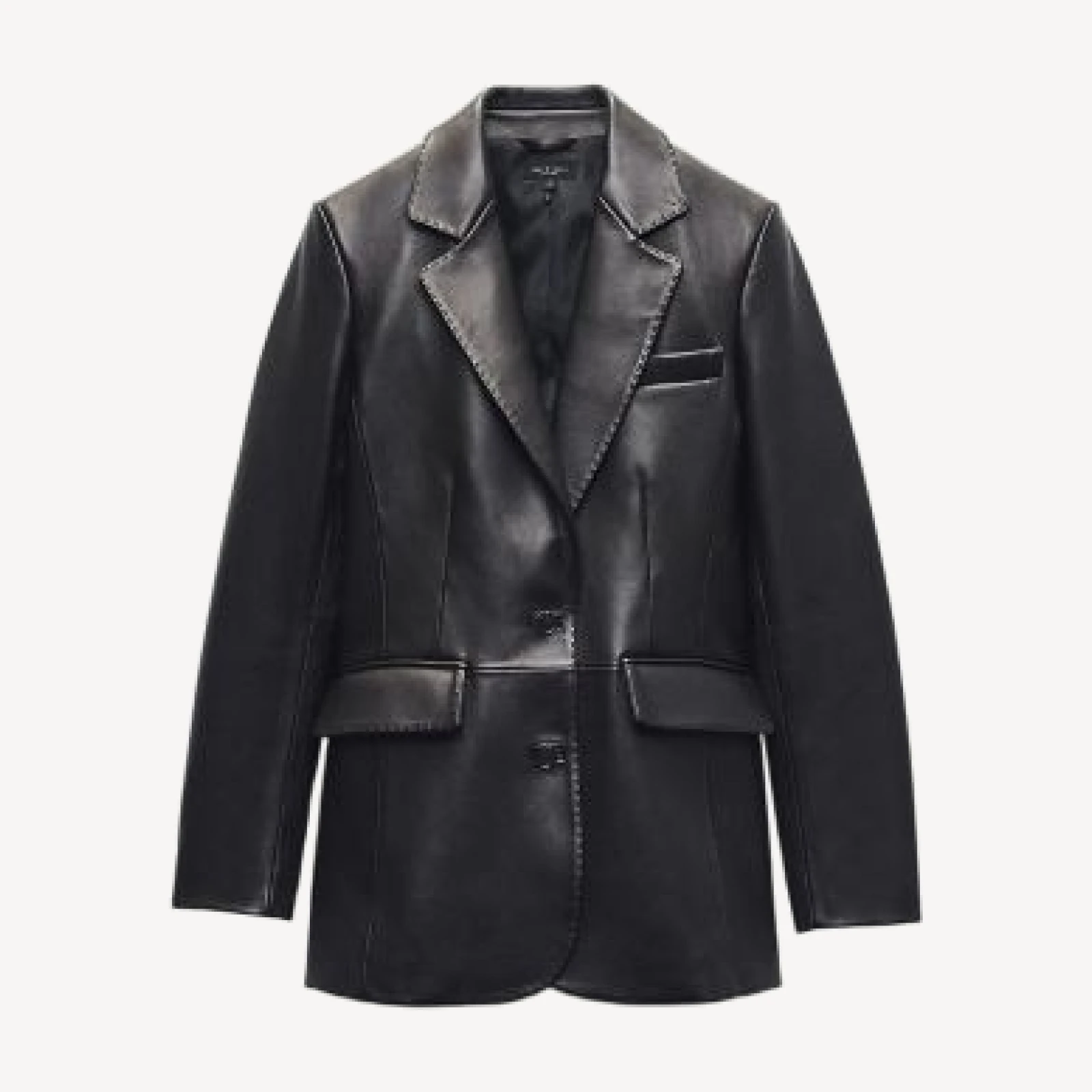 rag & bone Ash Leather Blazer
