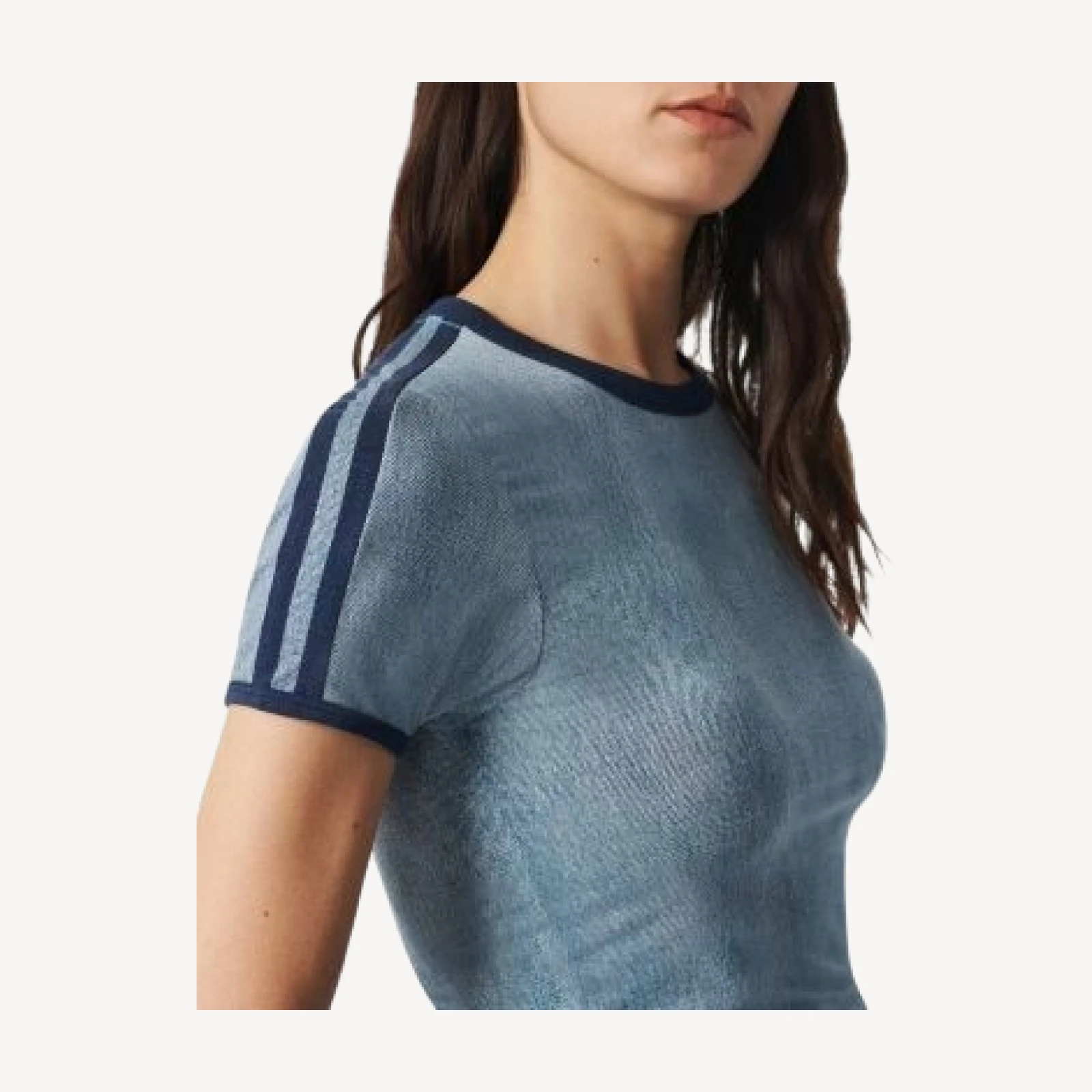 rag & bone Miramar Track Baby Tee