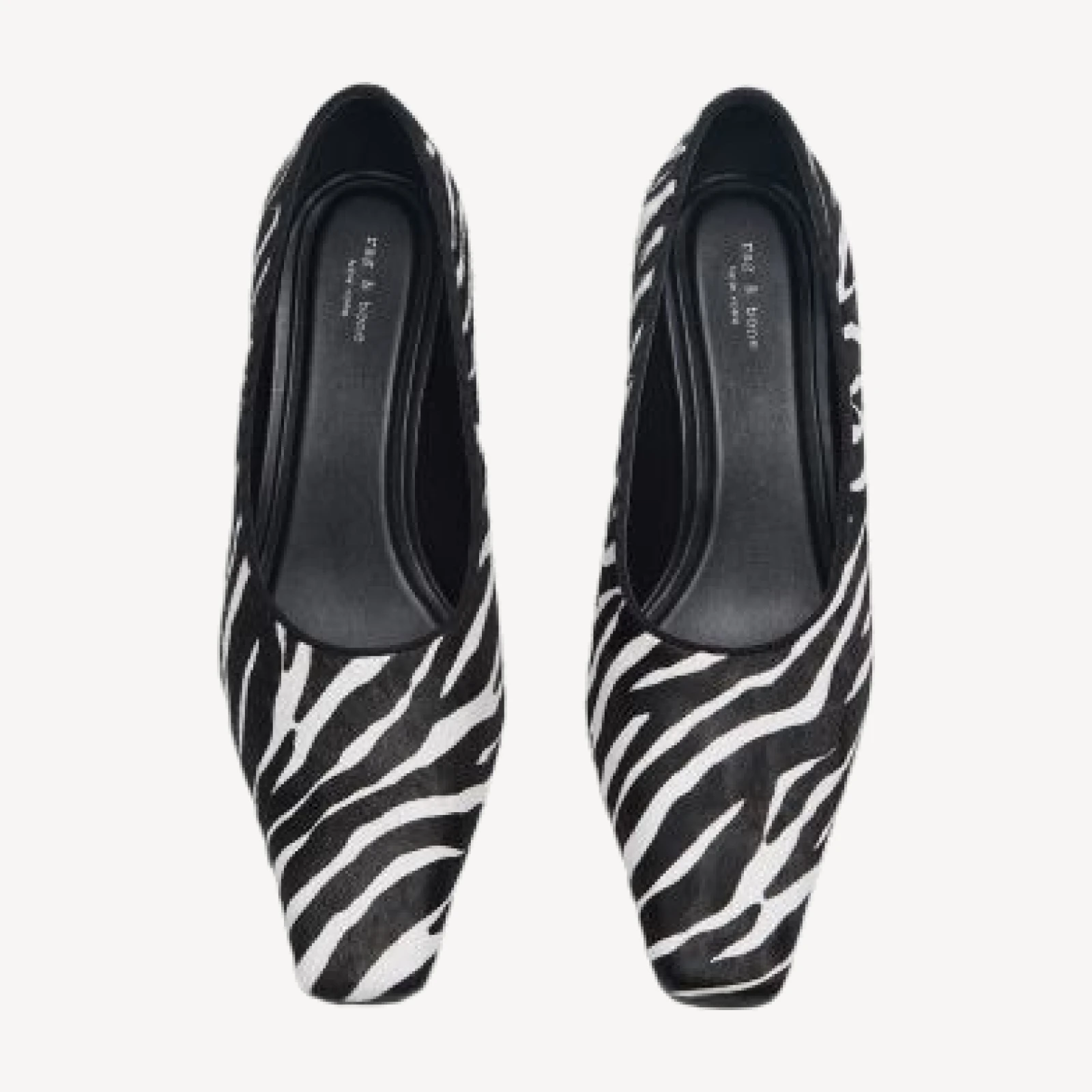 rag & bone Women's Kai Zebra Calf Hair Pumps