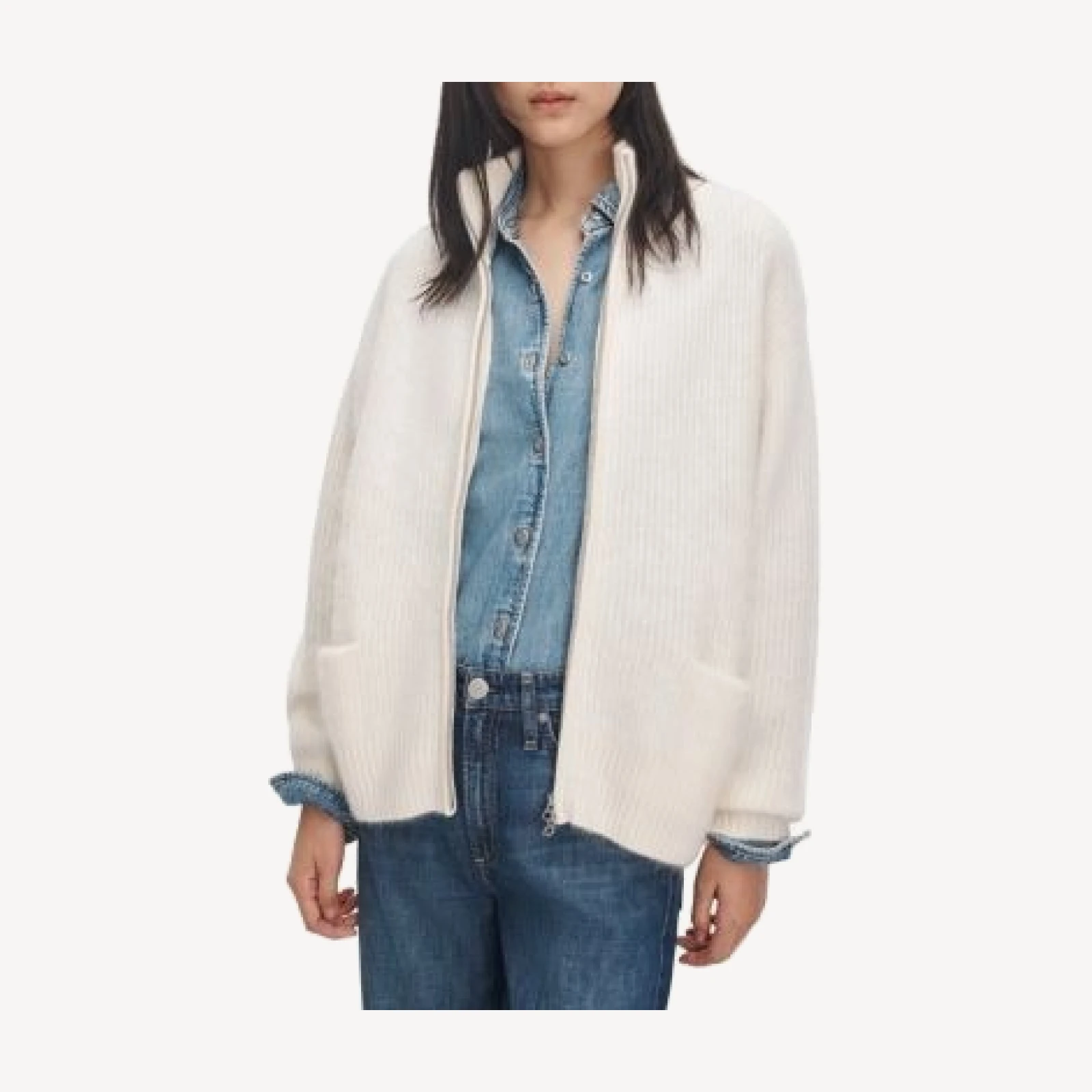 rag & bone Jada Brushed Cashmere Cardigan