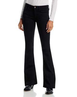 rag & bone Flexi Kinsley Low Rise Bootcut Jeans in Black