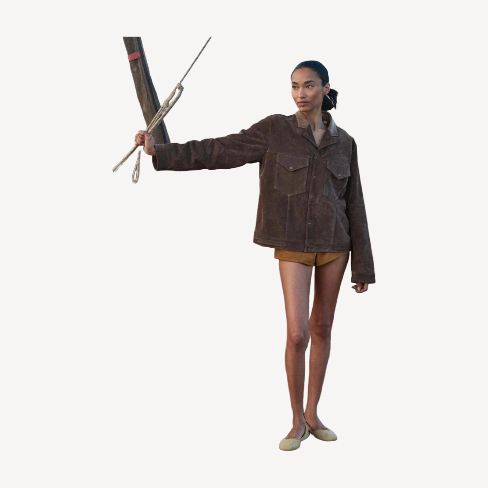 SEDONA SUEDE SHORT -- BARREL