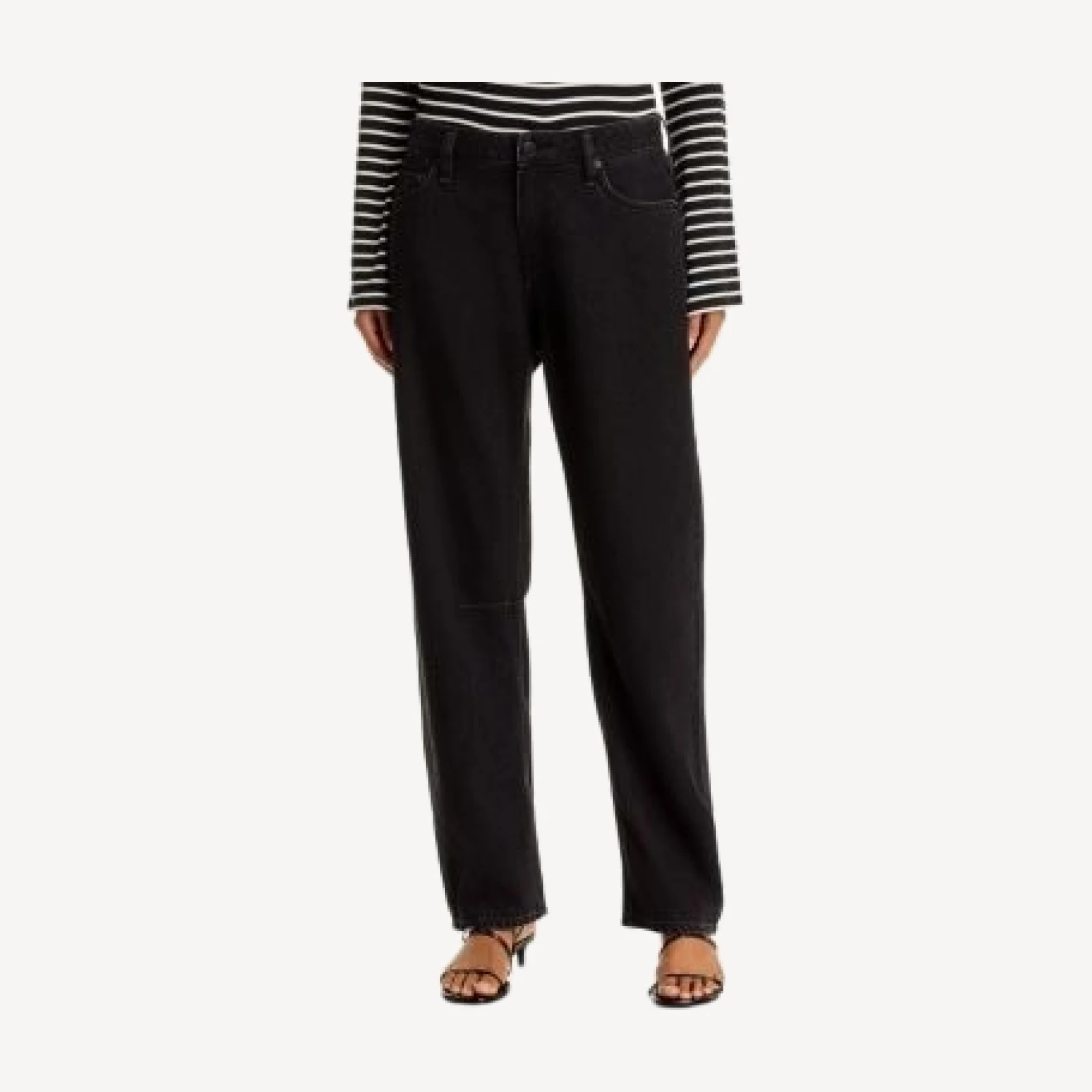 rag & bone Ftwt Stevie High Rise Slim Tapered Leg Jeans in Shadow
