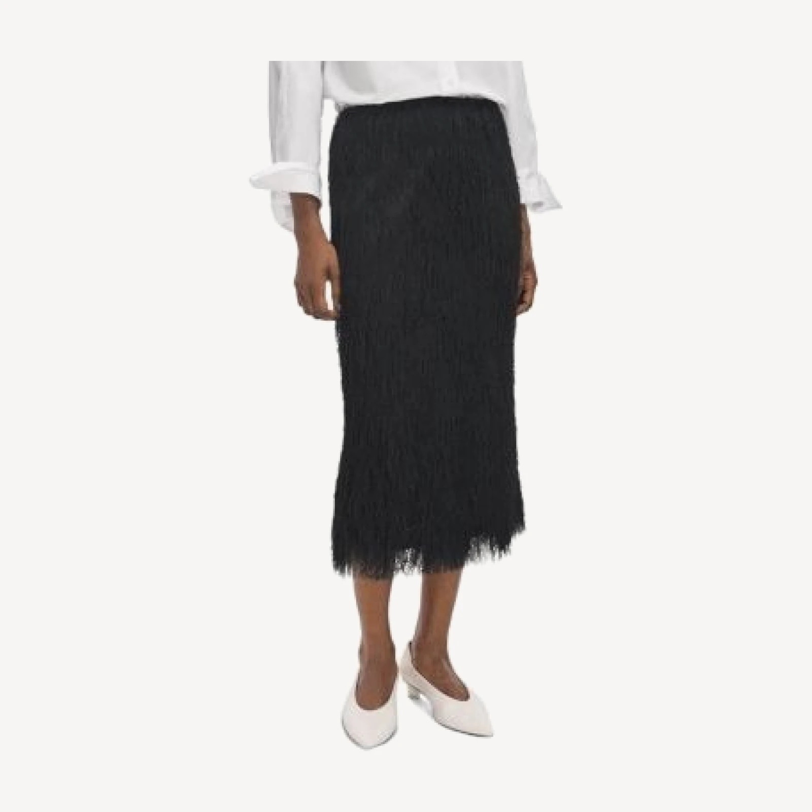 rag & bone Amalia Fringe Midi Skirt