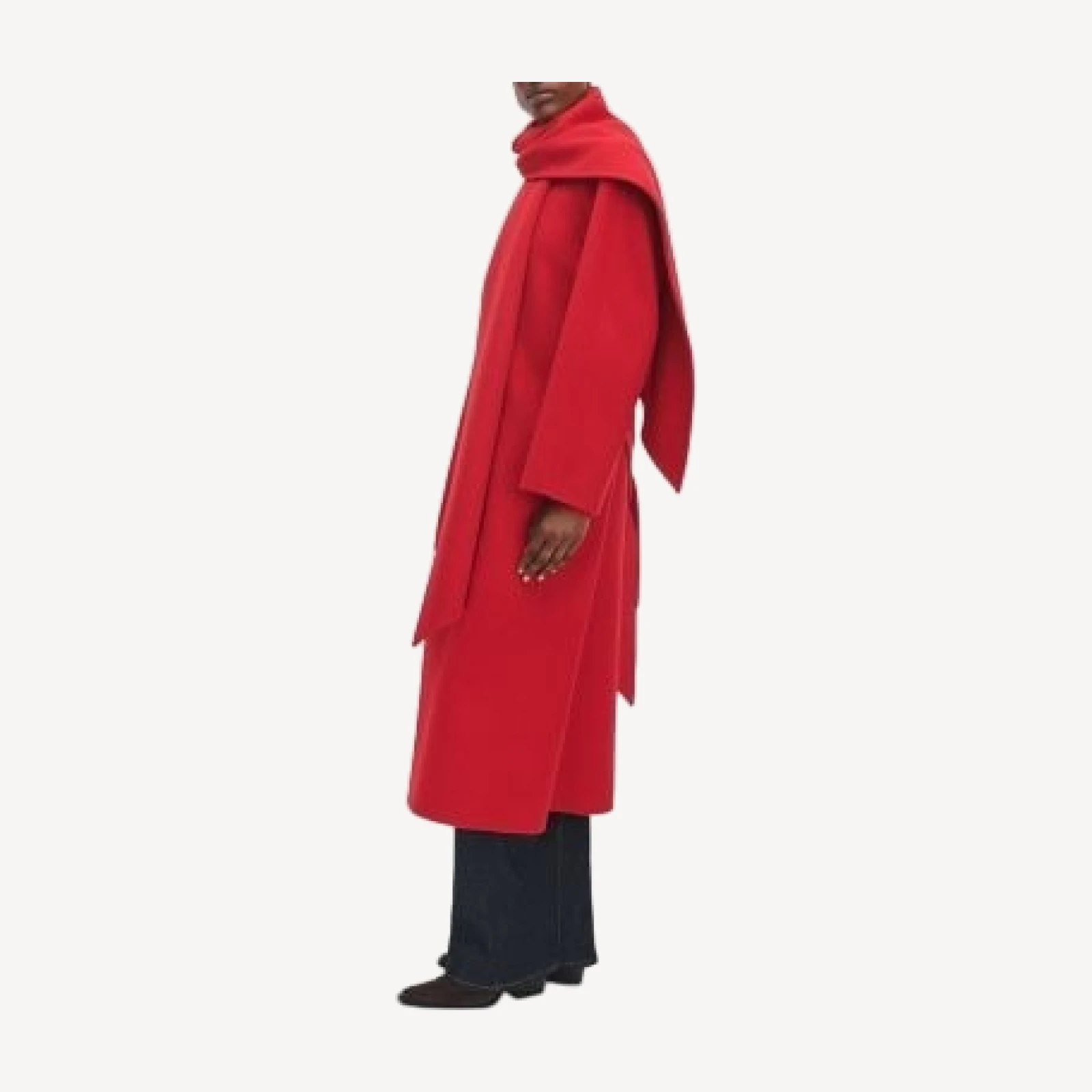 rag & bone Julian Wool Blend Scarf Trench Coat