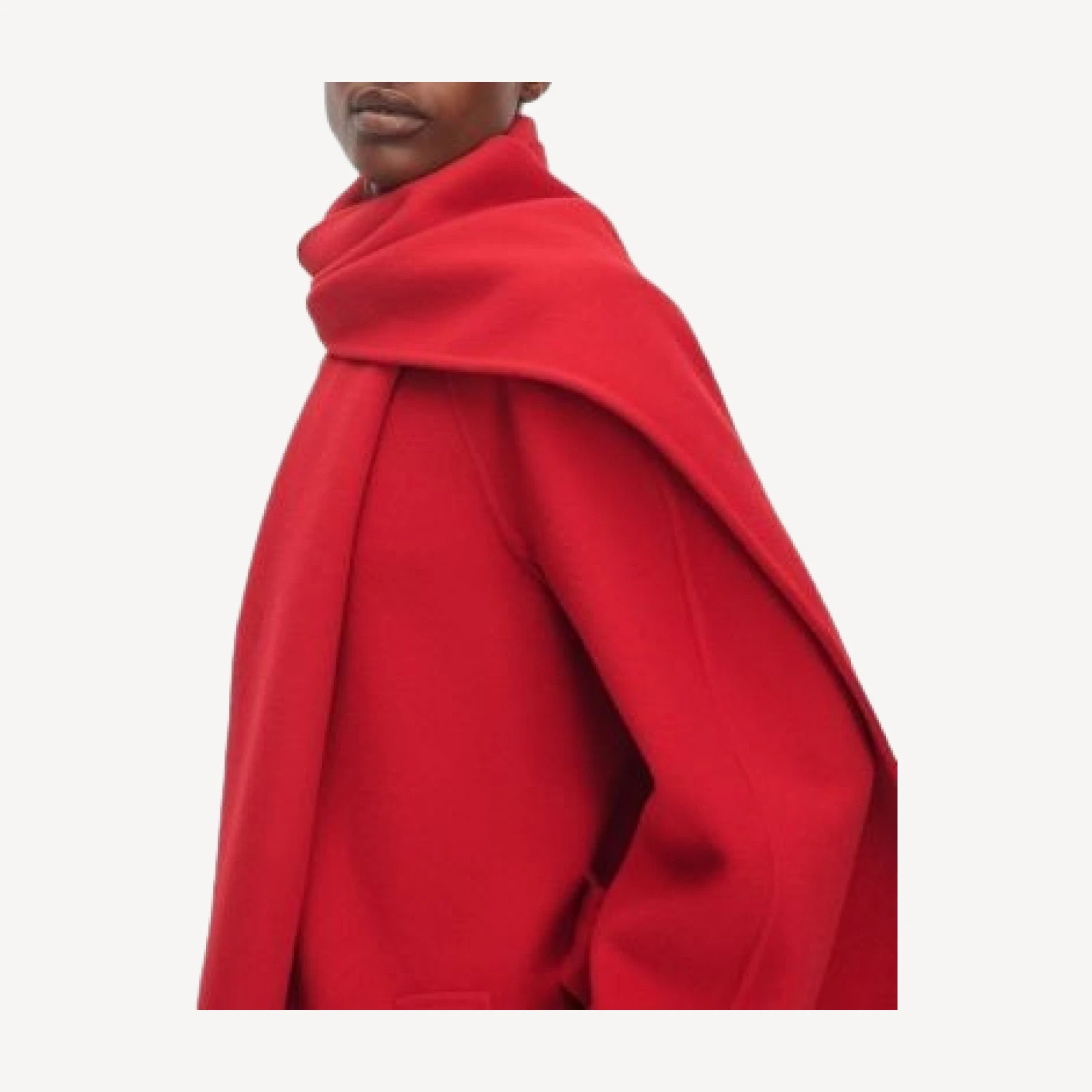 rag & bone Julian Wool Blend Scarf Trench Coat