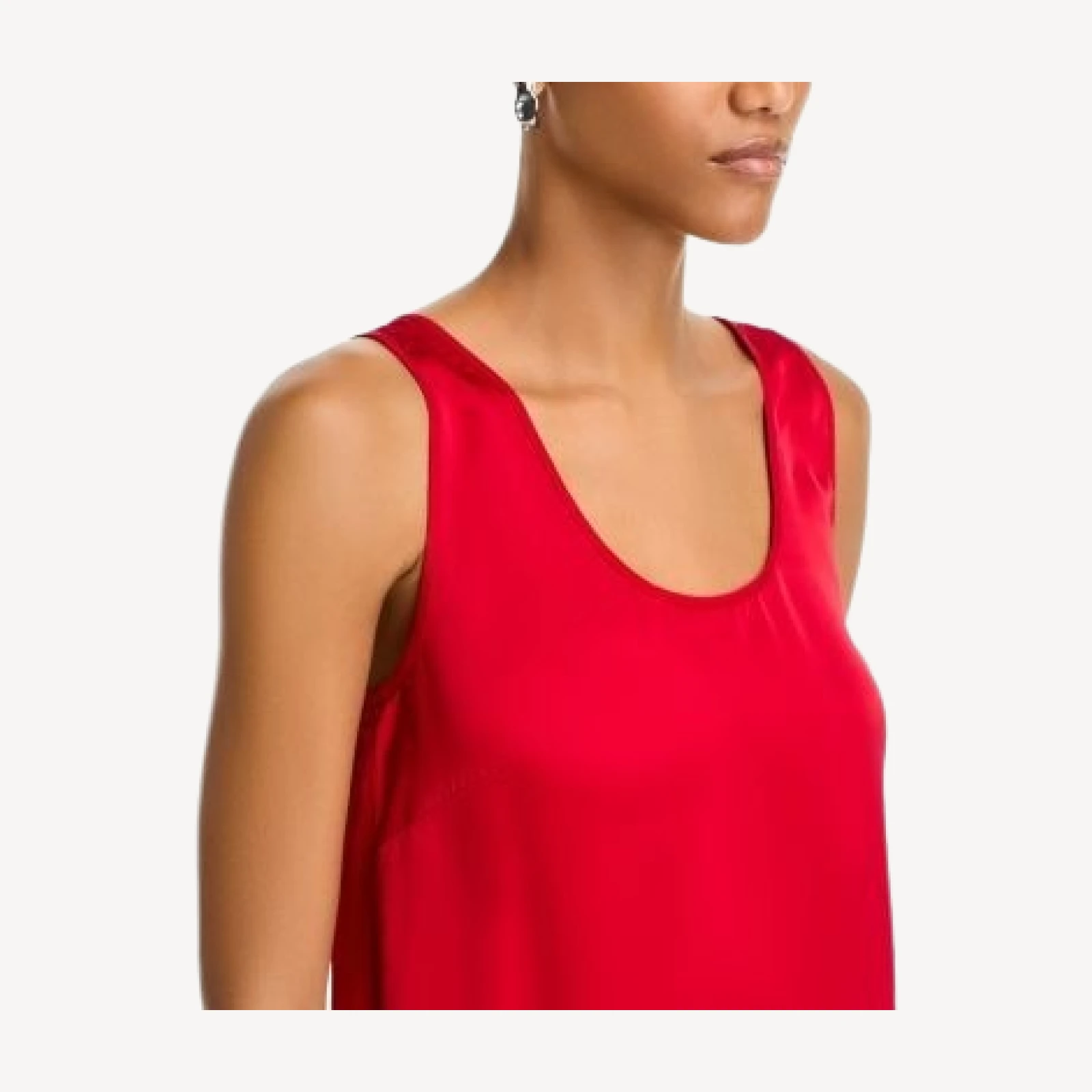 rag & bone Rumi Satin Scoop Neck Tank