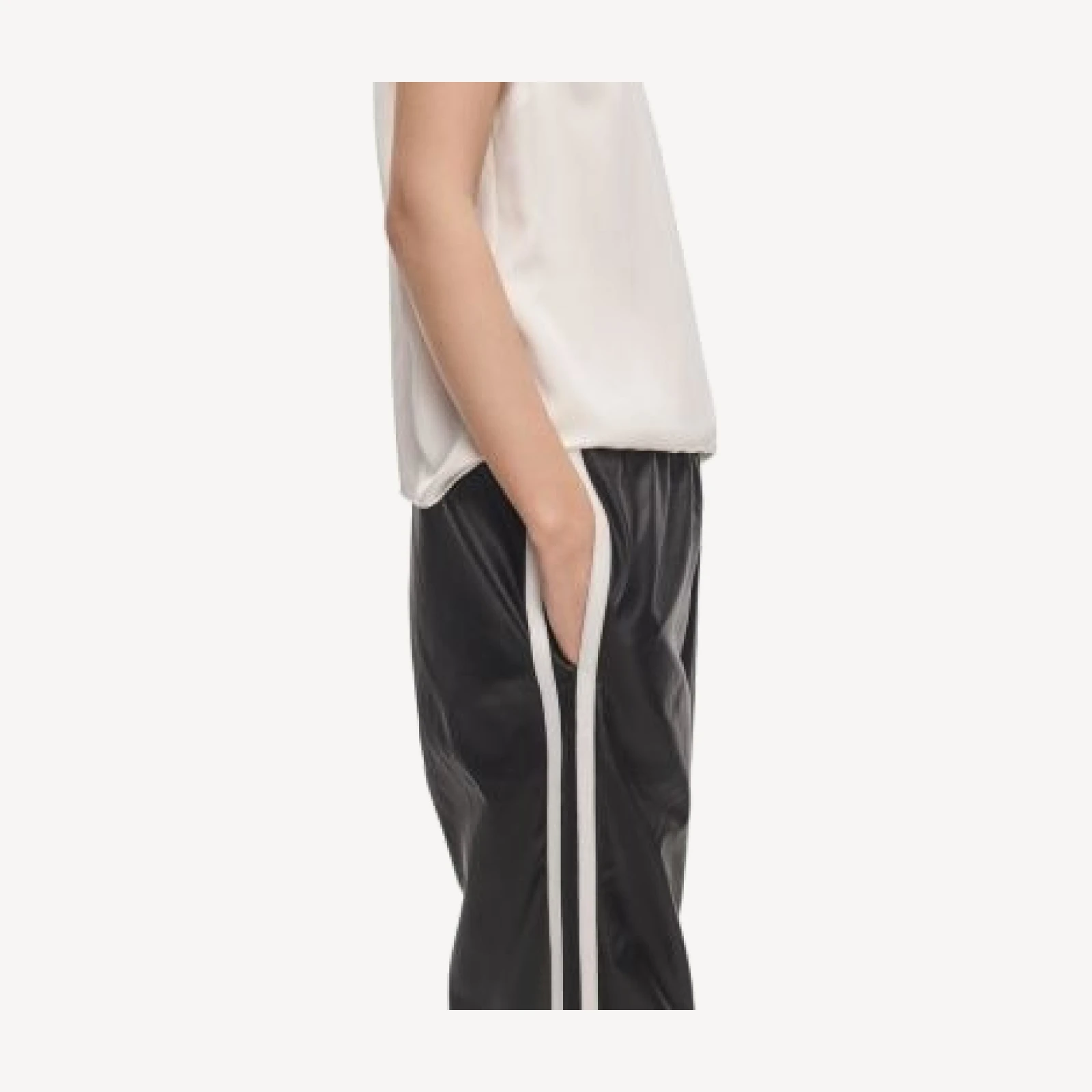 rag & bone Irina Leather Track Pants
