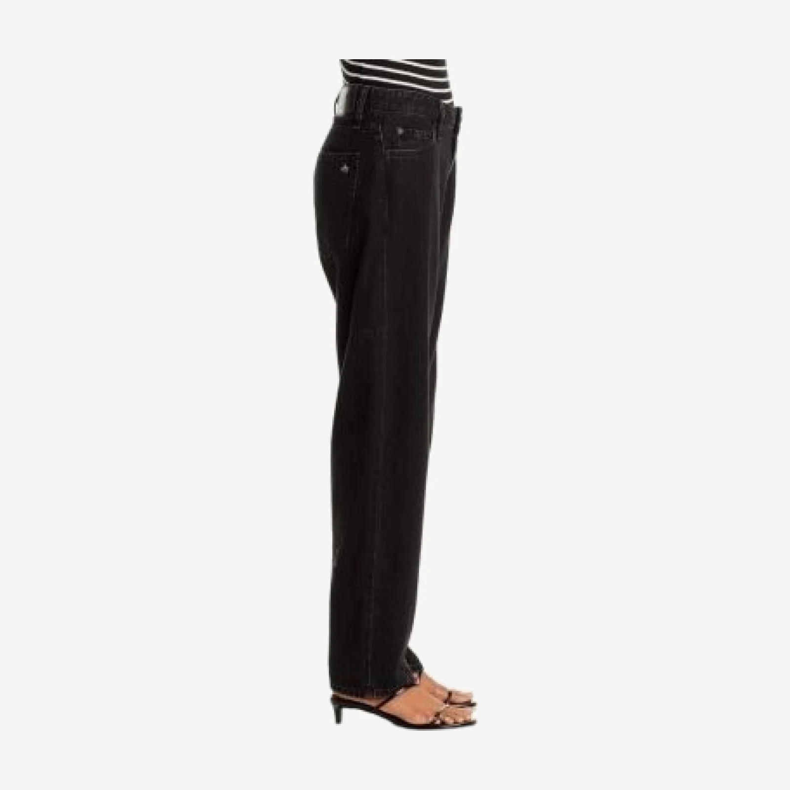 rag & bone Ftwt Stevie High Rise Slim Tapered Leg Jeans in Shadow