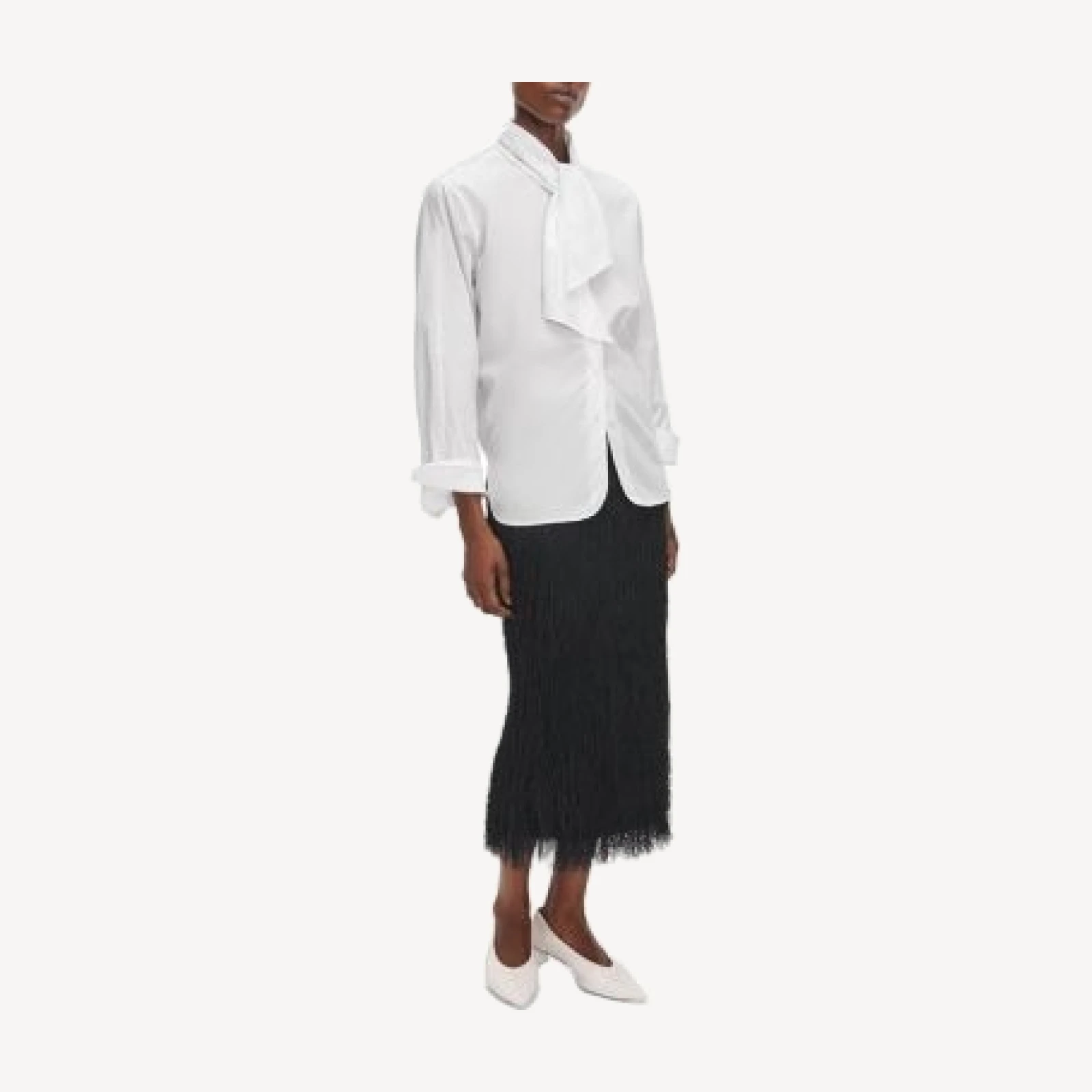 rag & bone Amalia Fringe Midi Skirt