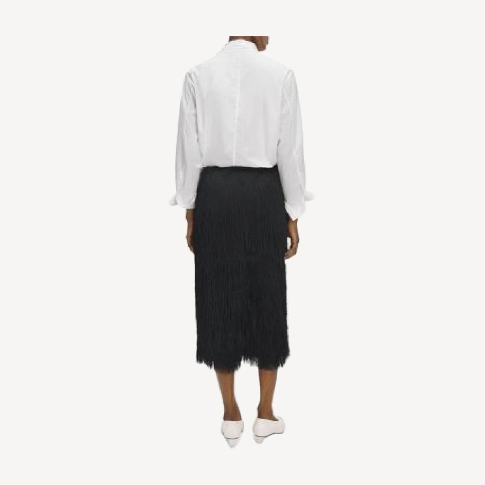 rag & bone Amalia Fringe Midi Skirt