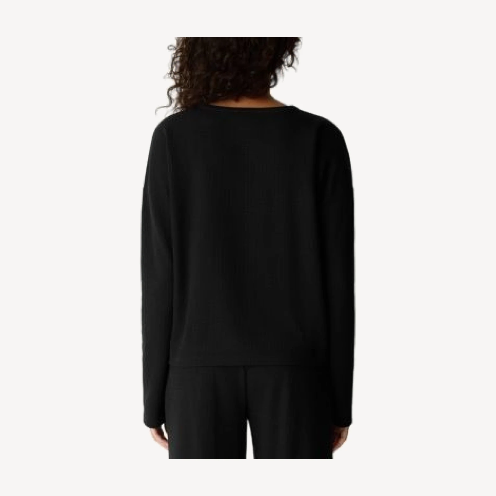 Eileen Fisher Waffle Knit Long Sleeve Boxy Top