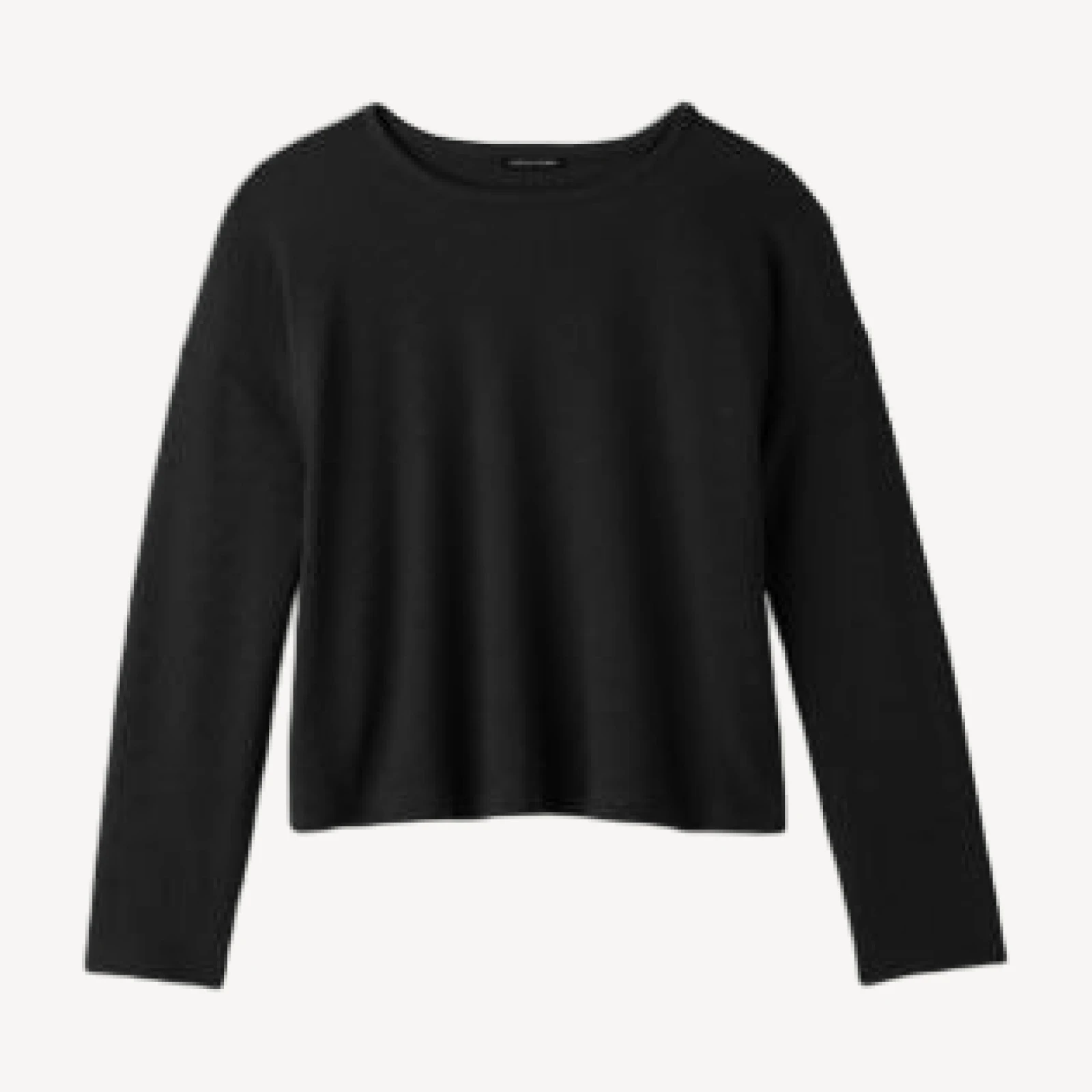 Eileen Fisher Waffle Knit Long Sleeve Boxy Top