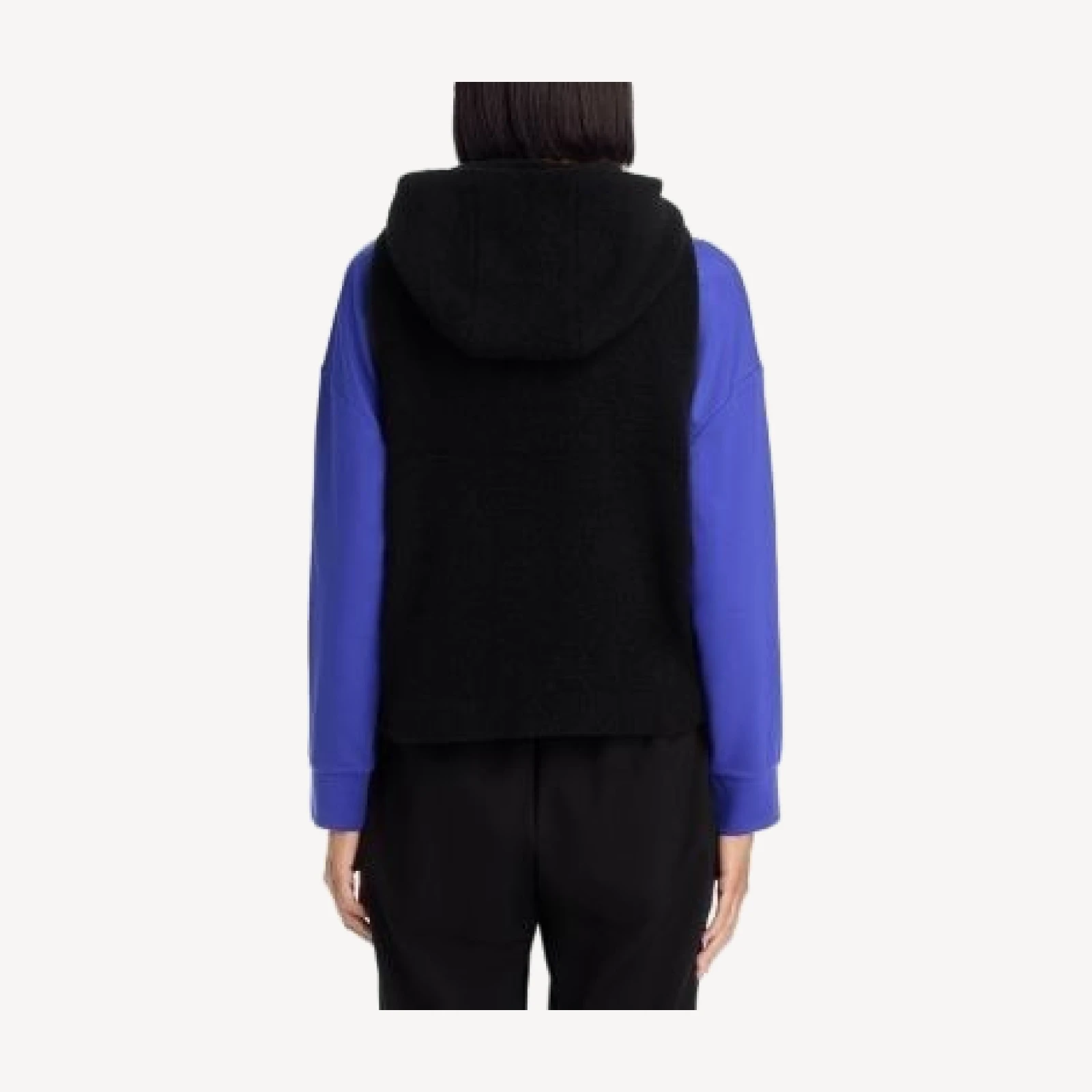 Eileen Fisher Boucle Hooded Vest