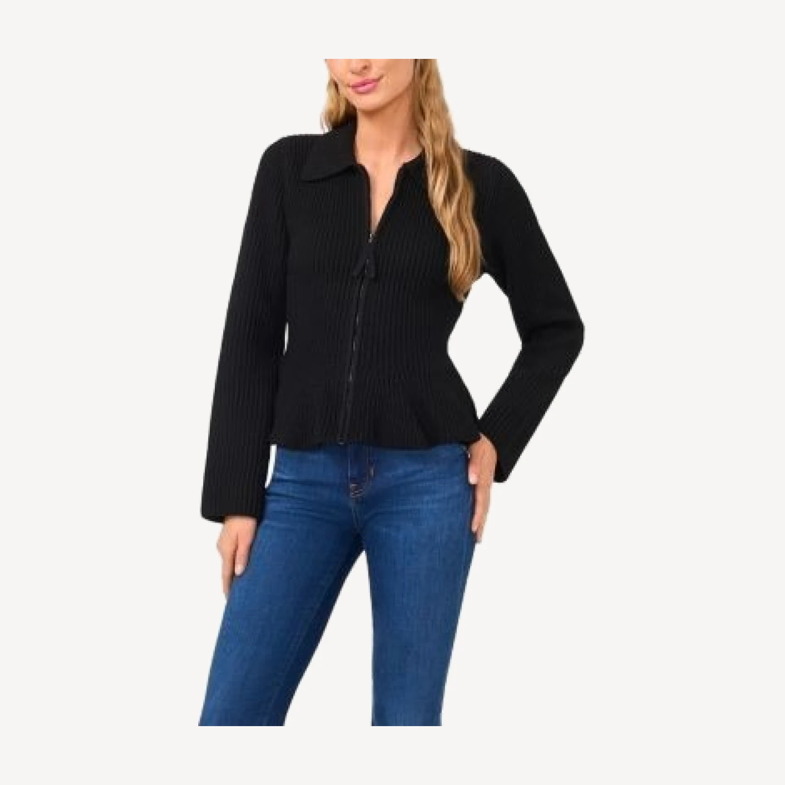 Ted Baker Luella Zip Front Peplum Jacket