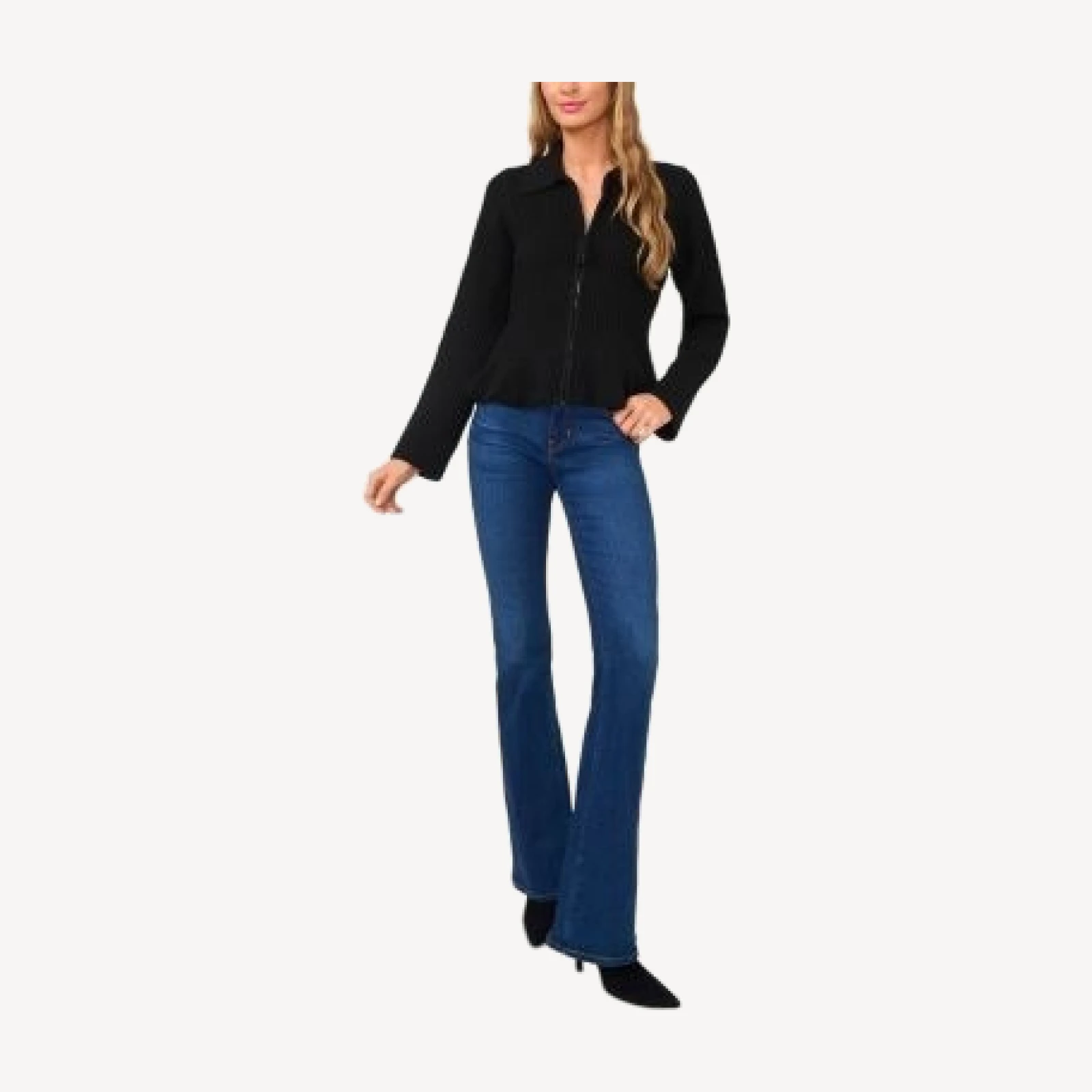 Ted Baker Luella Zip Front Peplum Jacket