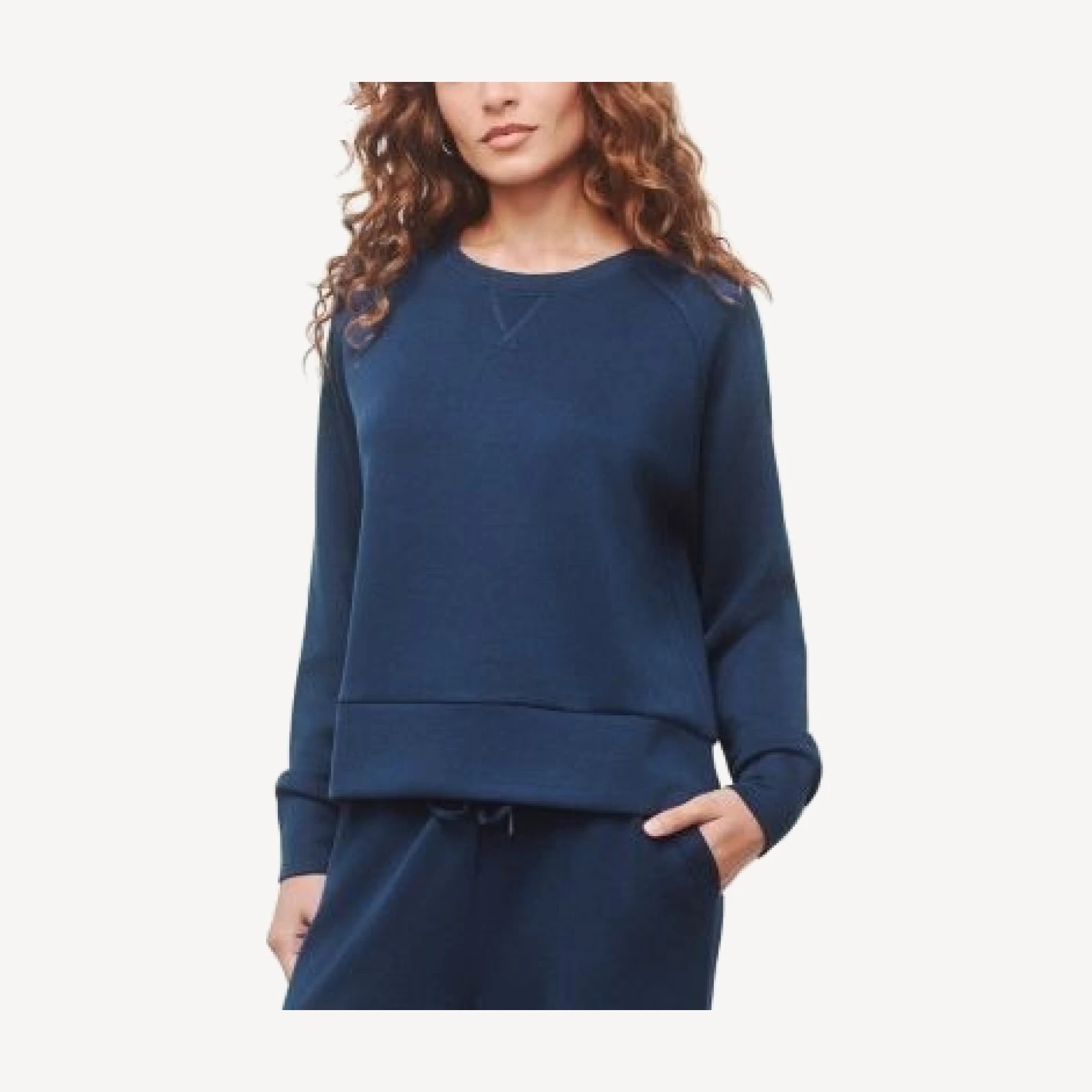 Splendid Scubasoft Crewneck Relaxed Fit Sweatshirt