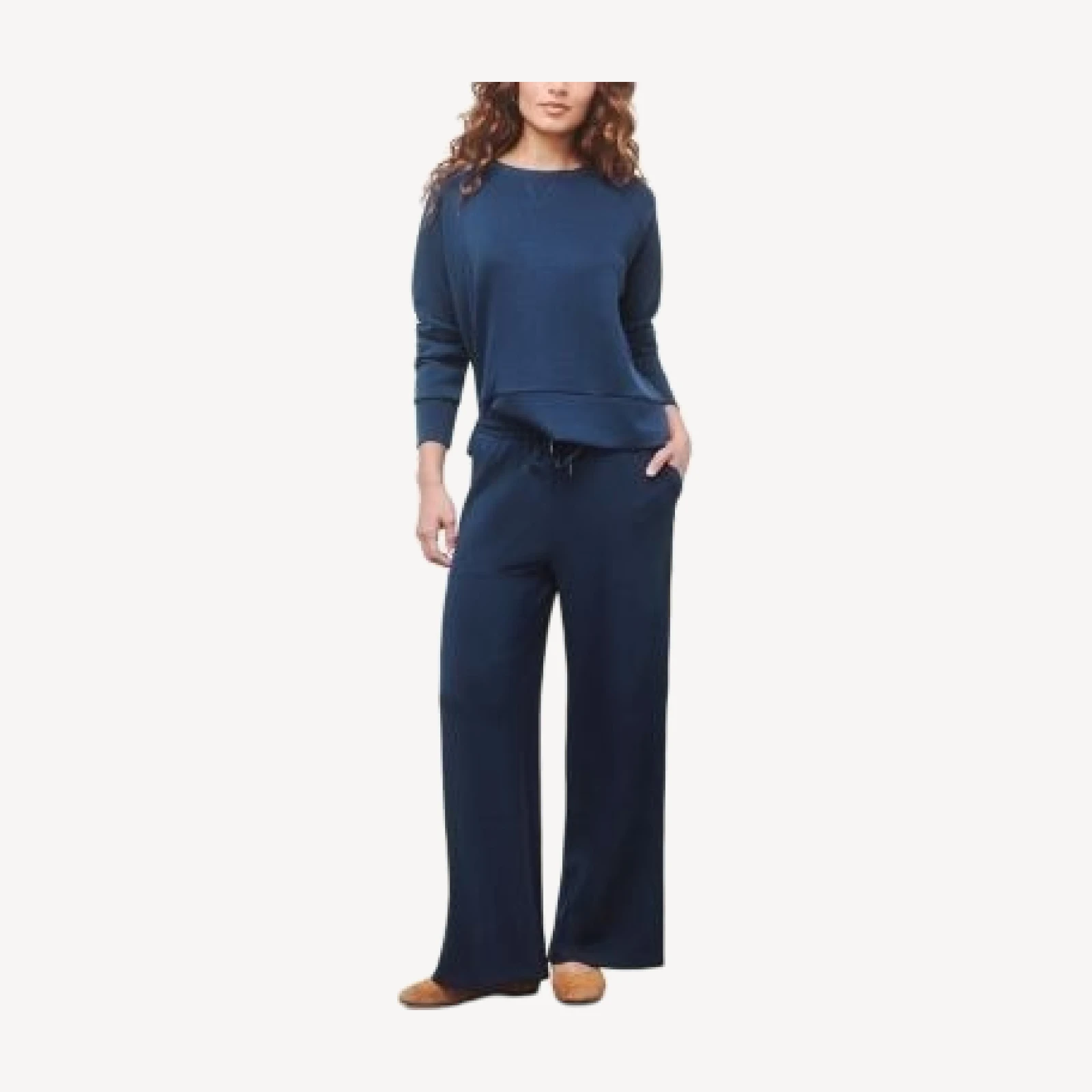 Splendid Scubasoft Crewneck Relaxed Fit Sweatshirt