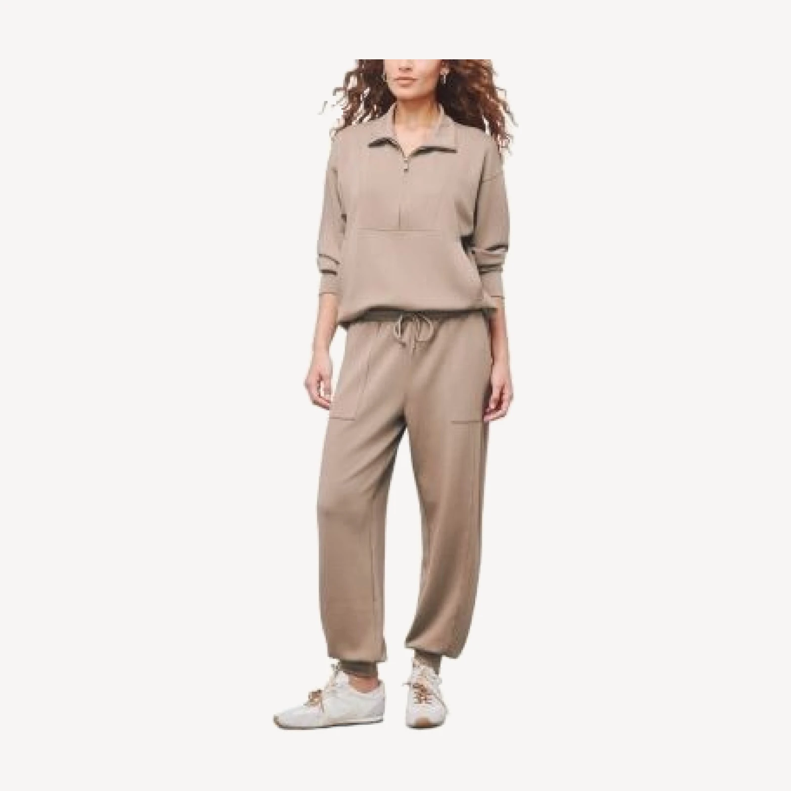 Splendid Scubasoft Quarter Zip Sweatshirt