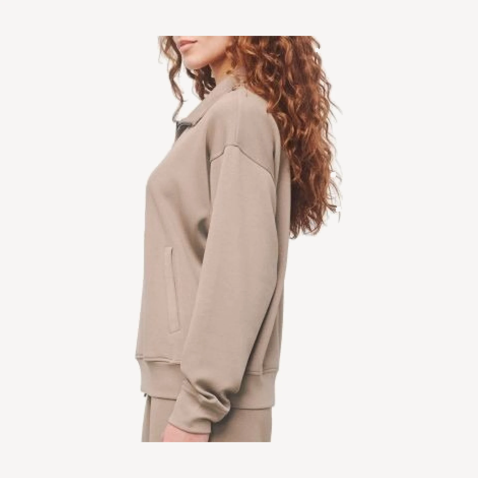 Splendid Scubasoft Quarter Zip Sweatshirt