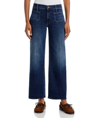Mother Maven Mid Rise Wide Leg Jeans