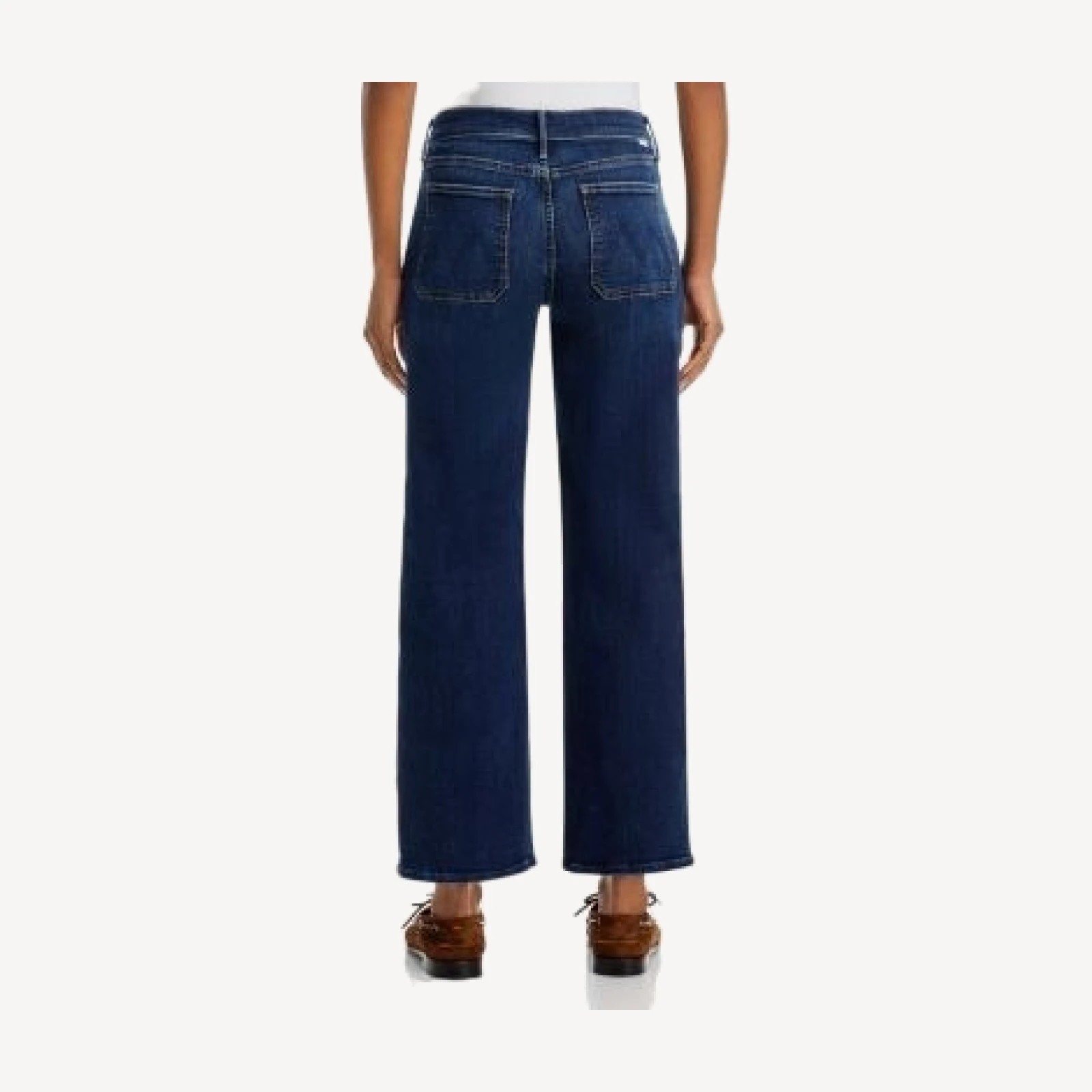 Mother Maven Mid Rise Wide Leg Jeans